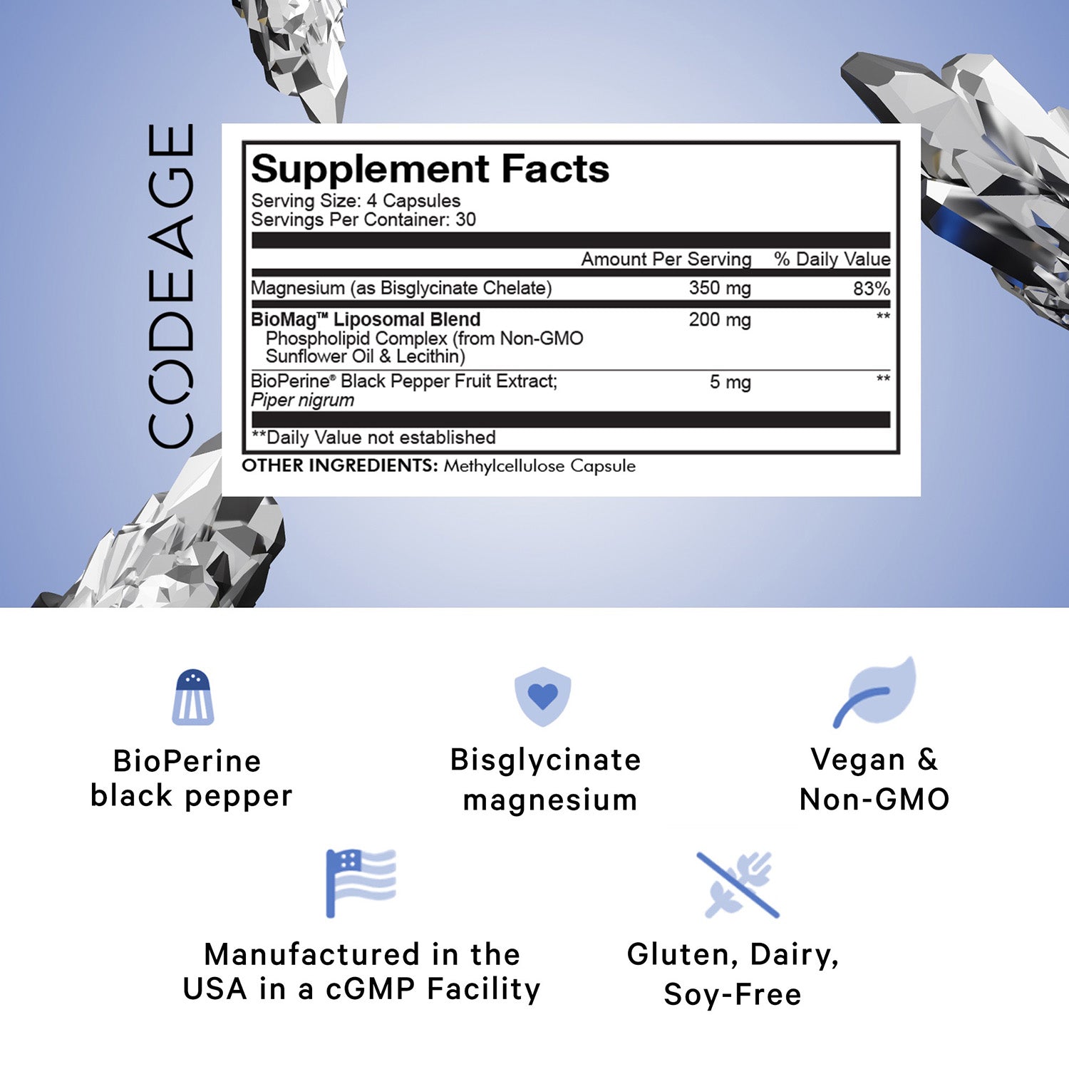 Codeage Liposomal Magnesium Glycinate
