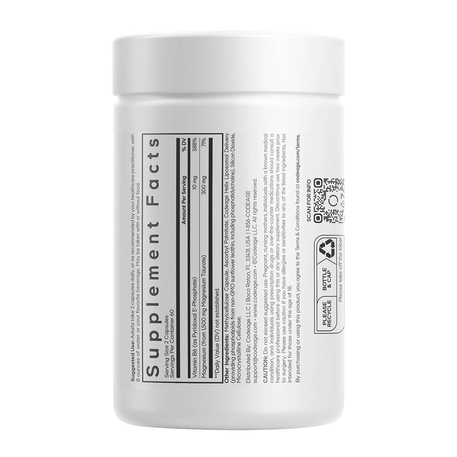 Codeage Liposomal Magnesium Taurate