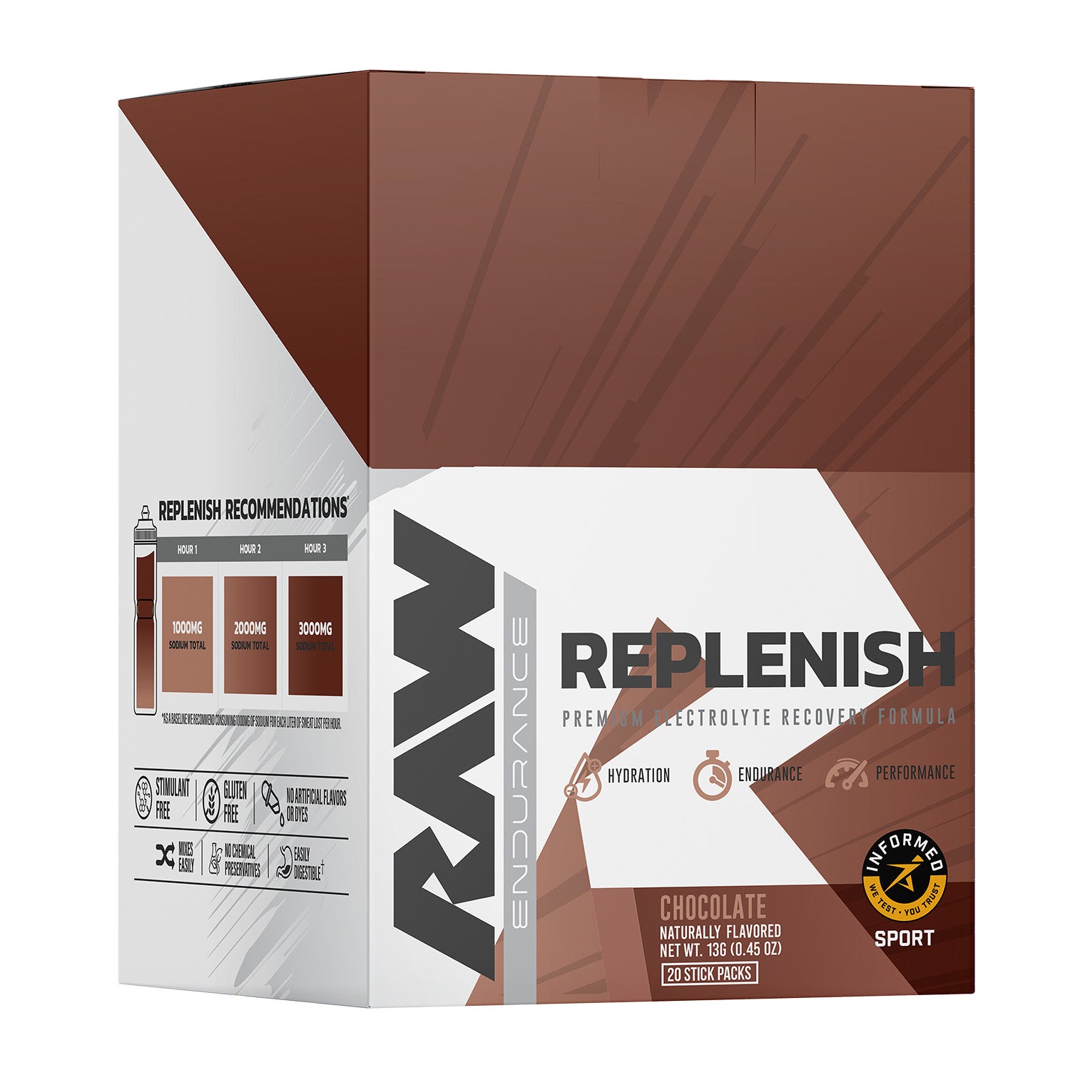 RAW Nutrition Replenish Premium Electrolyte Recovery