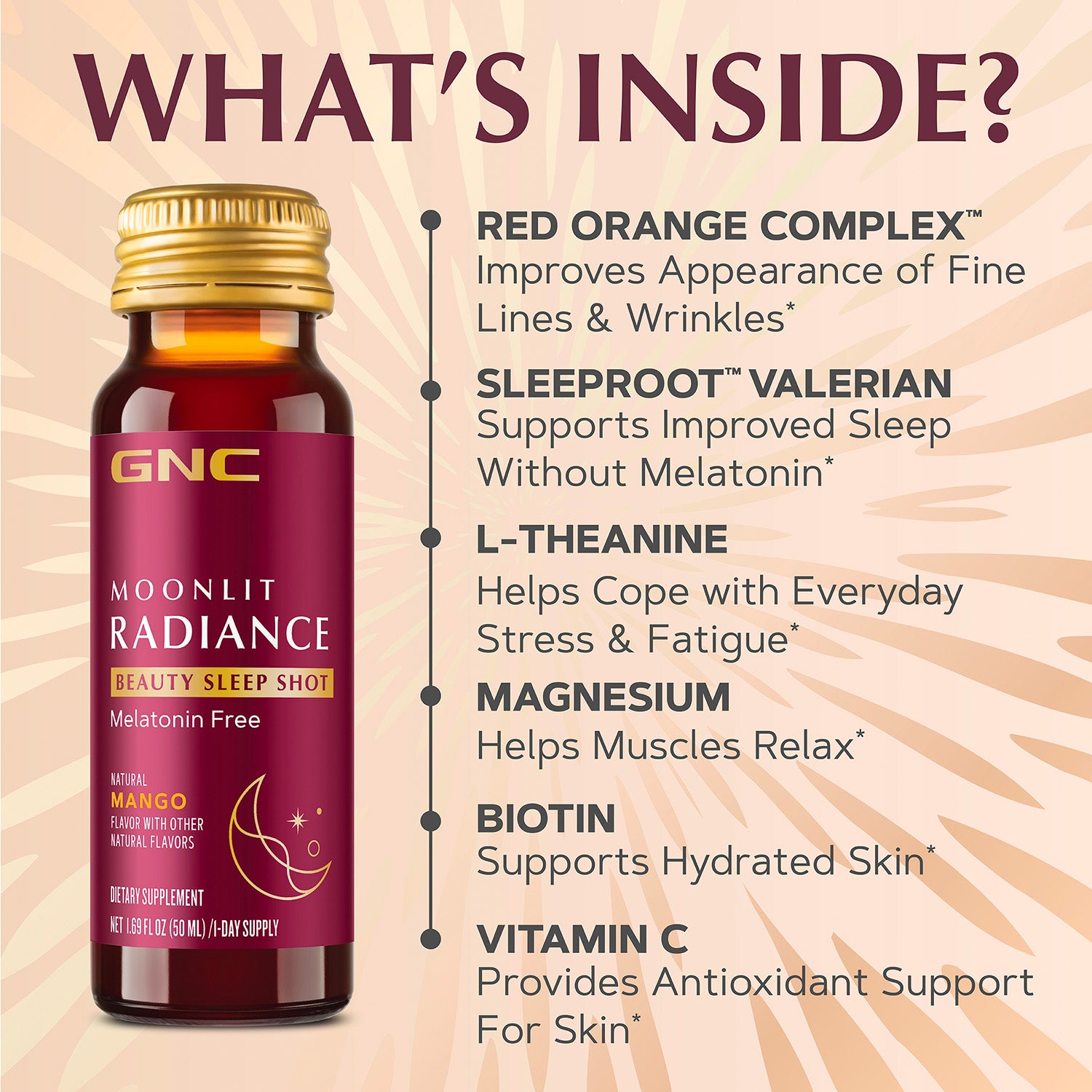 GNC Premier Moonlit Radiance Beauty Sleep Shot
