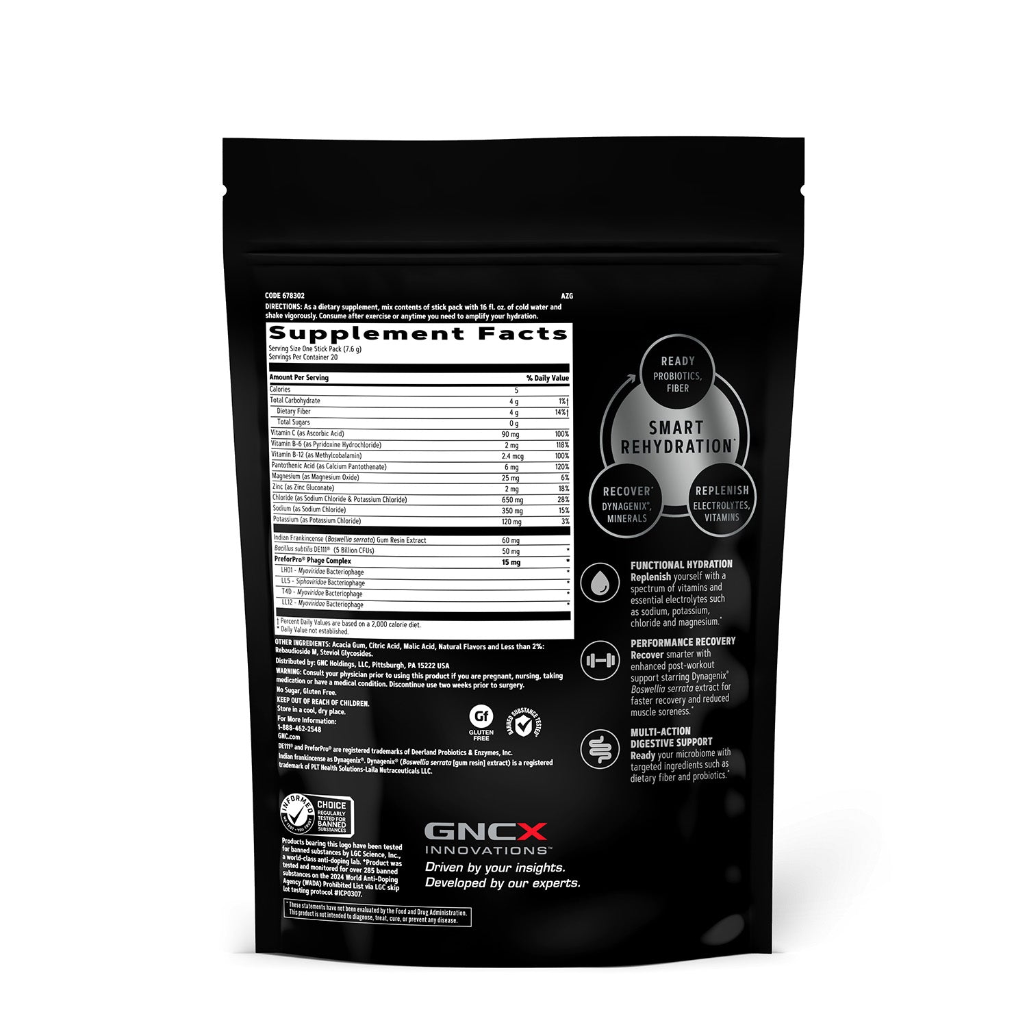 GNC AMP® Amplified Hydration