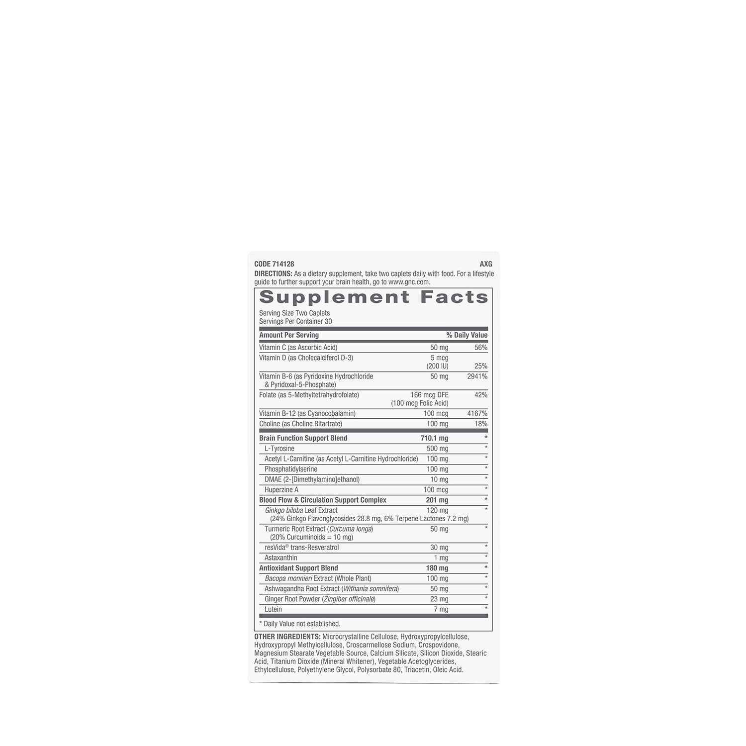GNC Preventive Nutrition® Brain Health Formula