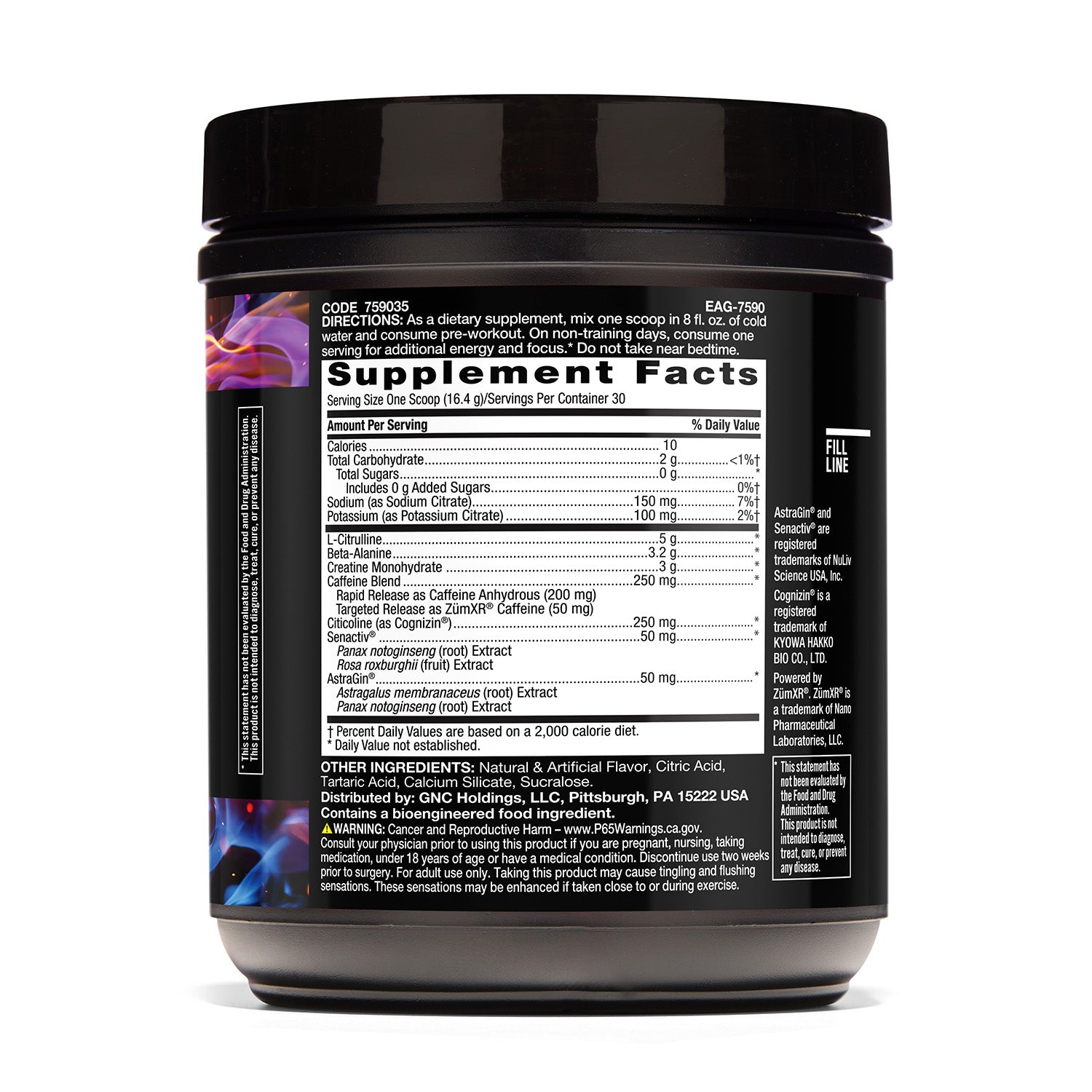 GNC Beyond Raw® LIT™ V2 Pre-Workout