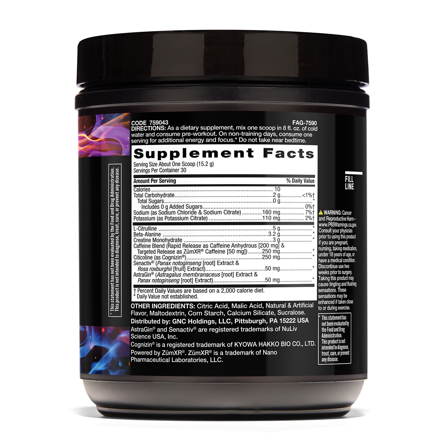 GNC Beyond Raw® LIT™ V2 Pre-Workout