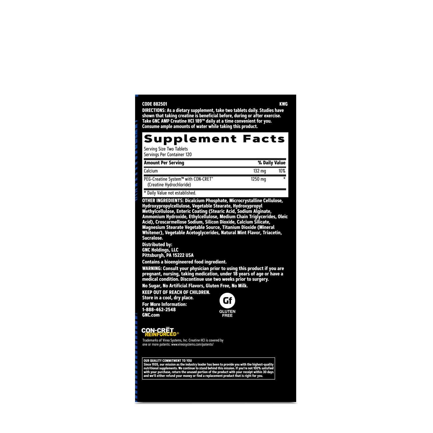 GNC AMP® Creatine HCL 189™