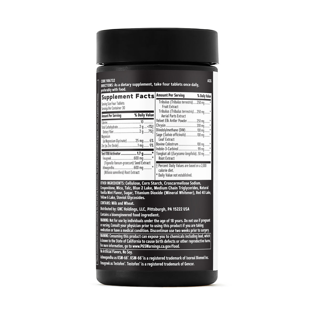 GNC AMP® Test 1700
