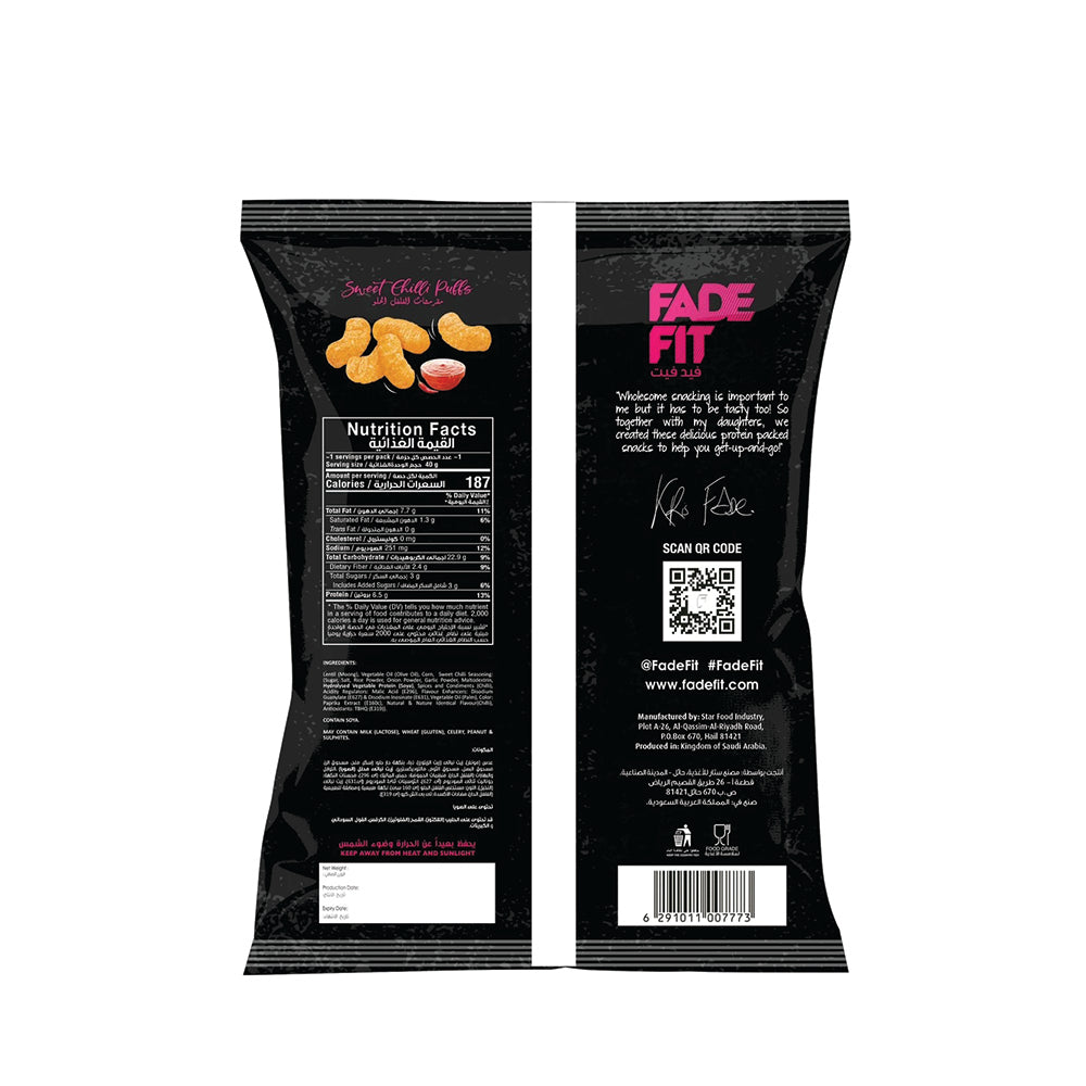 Fade Fit Protein Puffs 40g