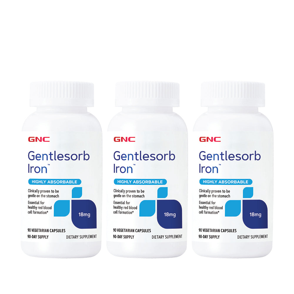 GNC Gentlesorb Iron™ 18 mg - BUY 2 GET 1 VALUE PACK