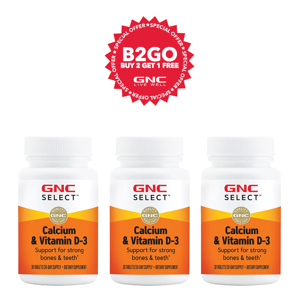 GNC Select™ Calcium & Vitamin D-3 (B2GO)