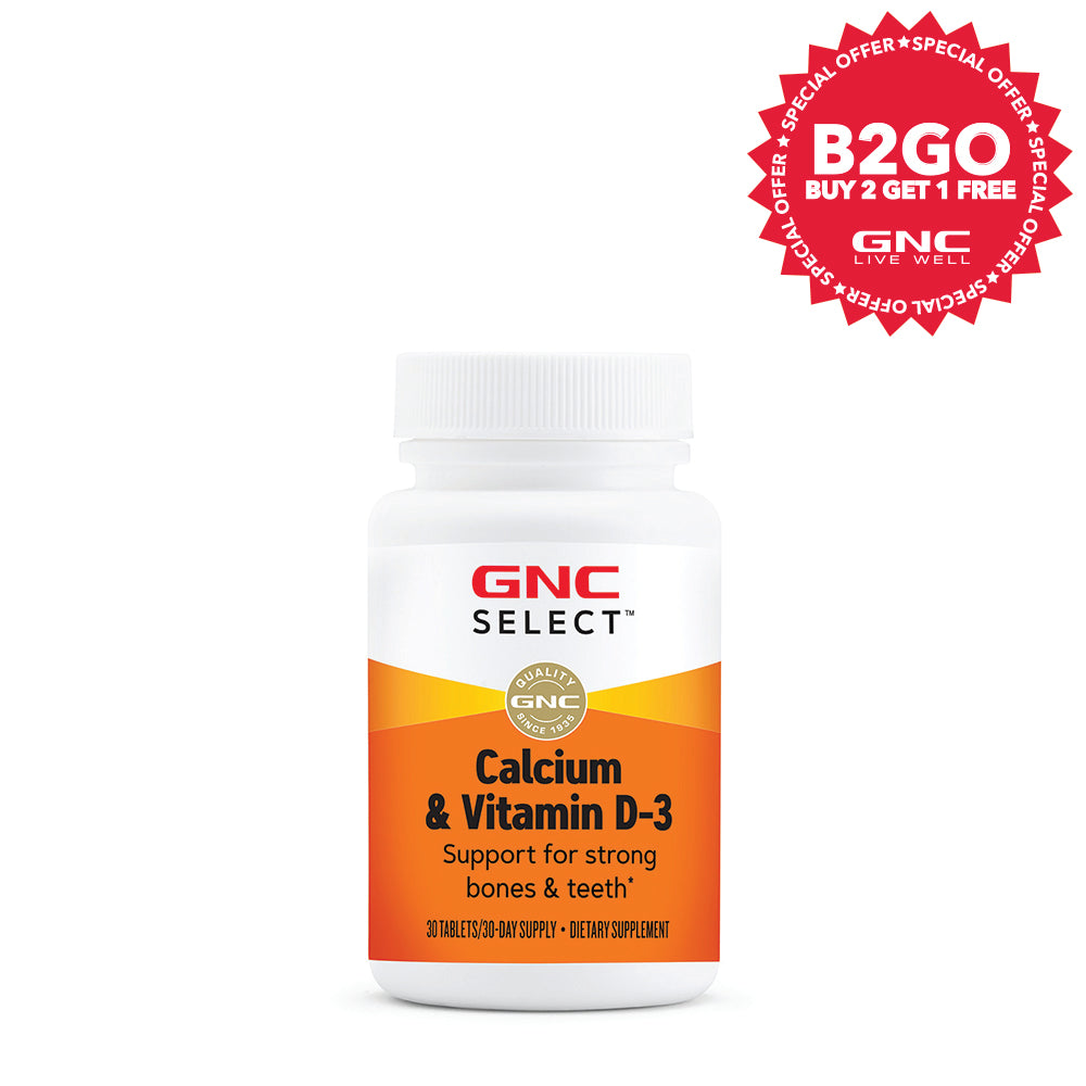 GNC Select™ Calcium & Vitamin D-3 (B2GO)