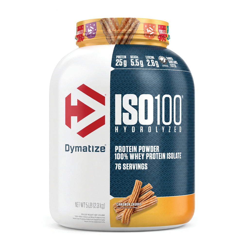 بروتين مصل اللبن المعزول المحلل من Dymatize® ISO100®