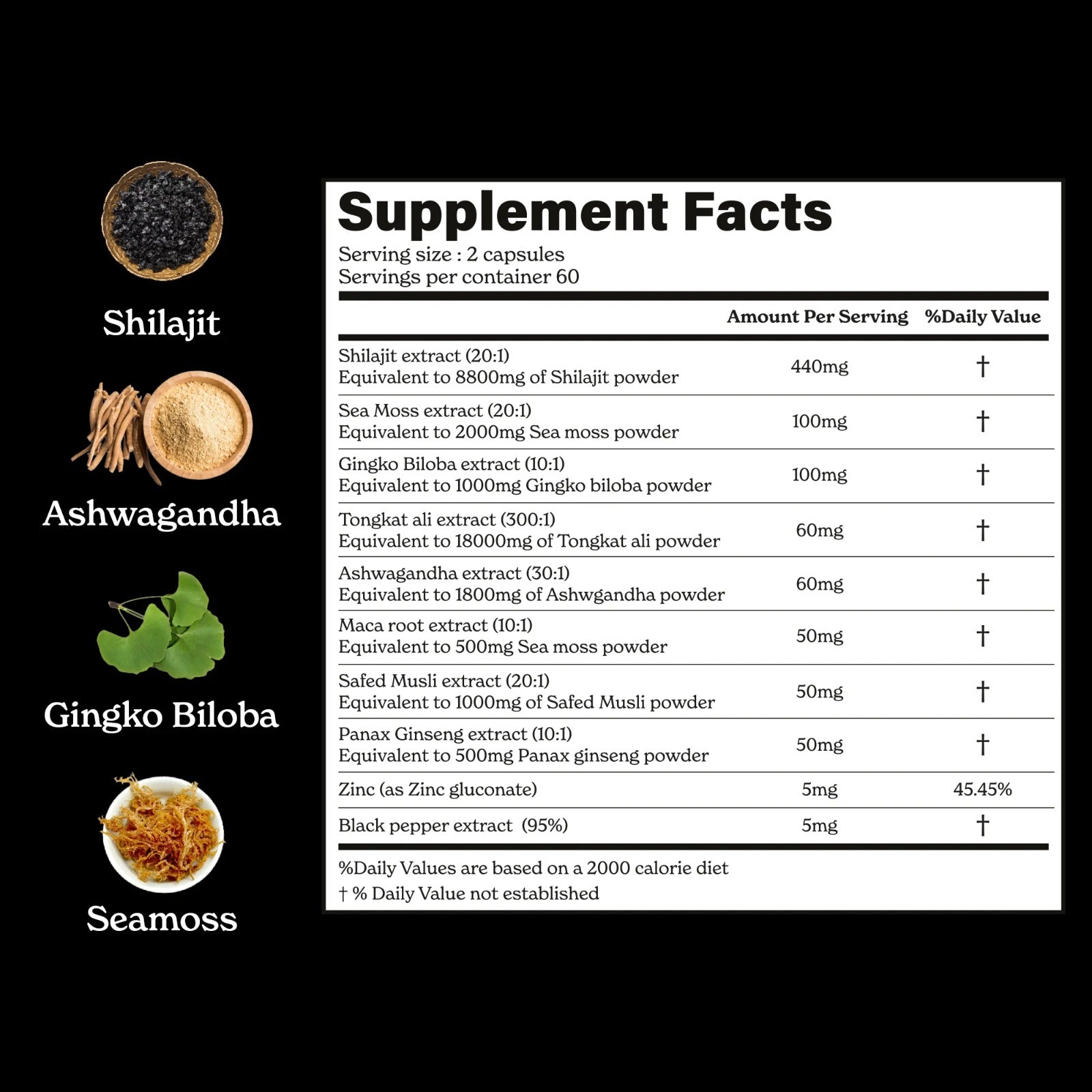 BetterAlt® Shilajit Sea Moss