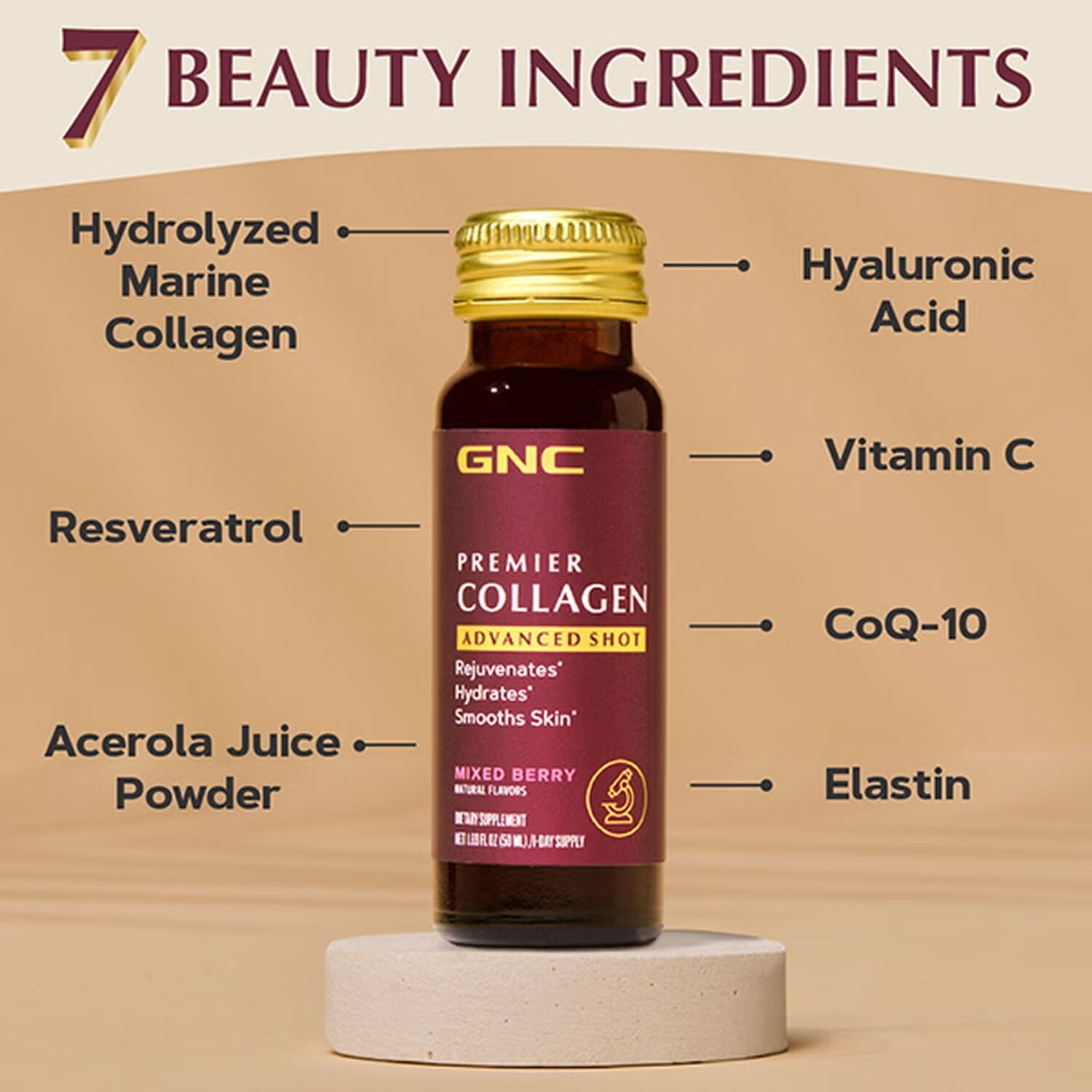 GNC Premier Collagen Advanced Shot 50 mL