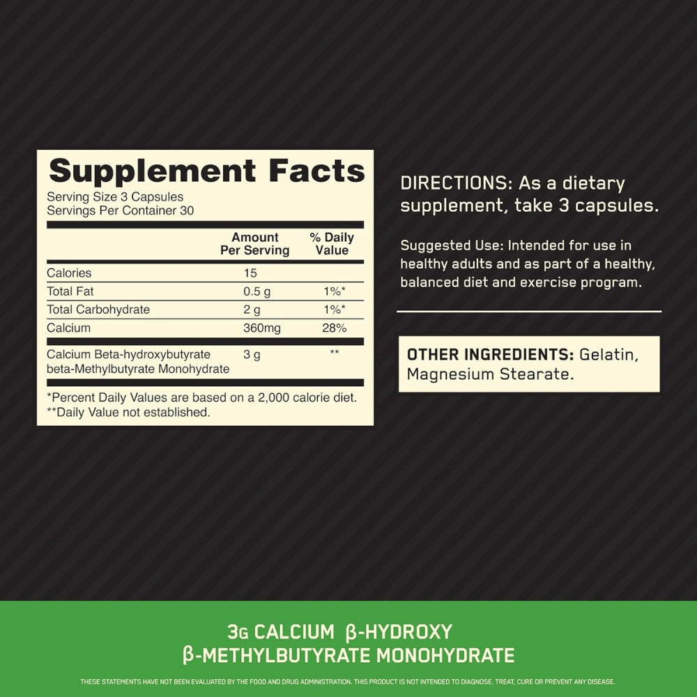 Optimum Nutrition® HMB 1000 mg