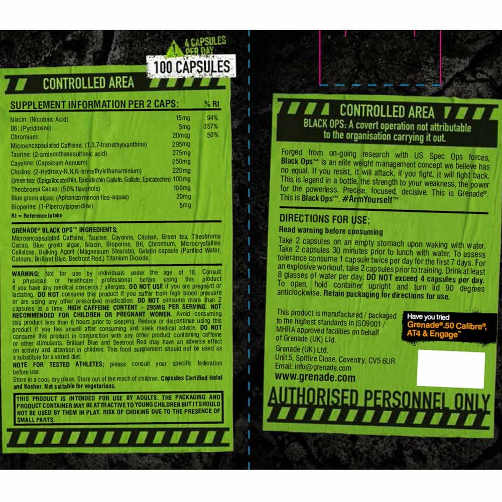 Grenade Black Ops