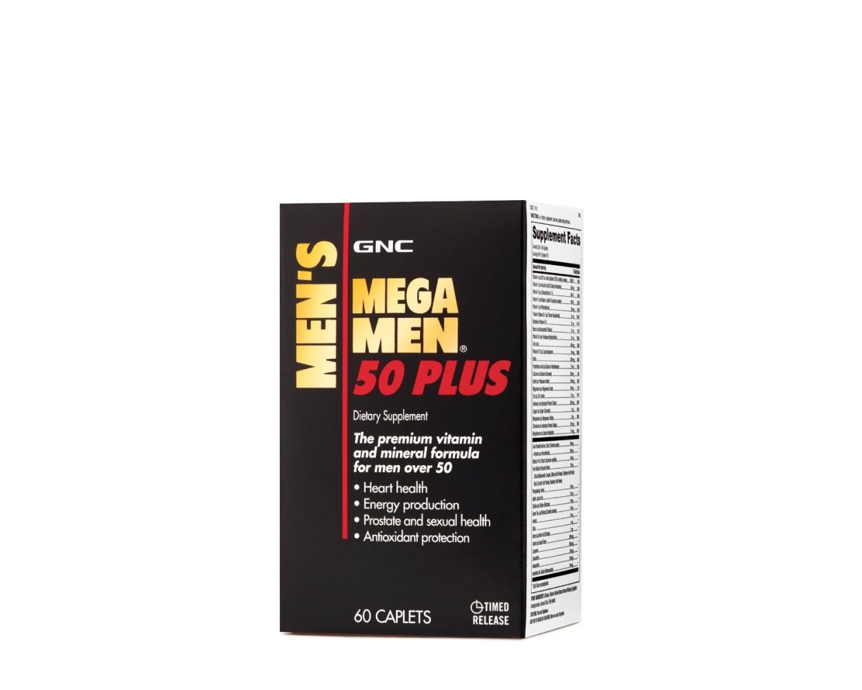 GNC MEGA MEN 50 MULTIVITAMIN 60 Caplets